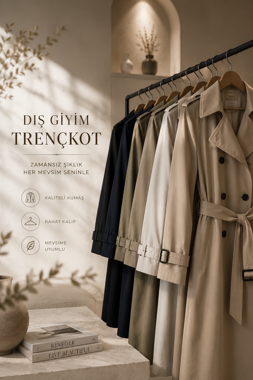Dış Giyim-Trençkot - Cadde Butik