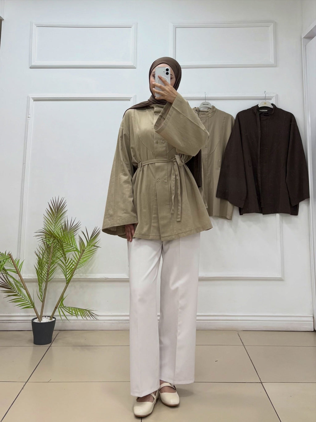 Keten Geniş Kol Tunik ✨ - Cadde Butik