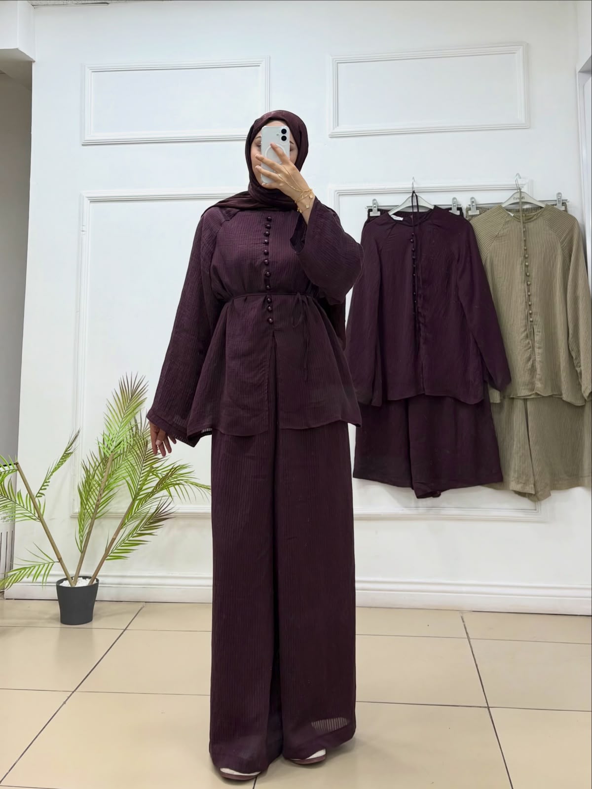 Çok Düğmeli Pantolon Takım - Cadde Butik