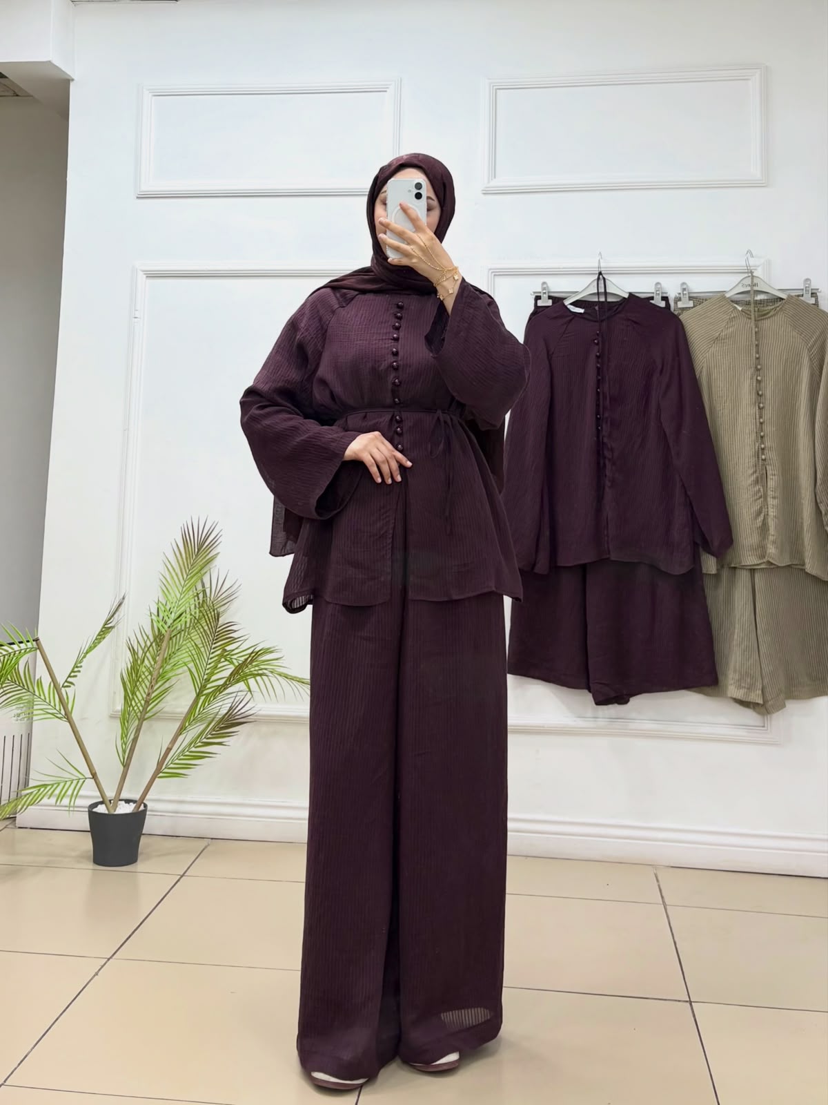 Çok Düğmeli Pantolon Takım - Cadde Butik