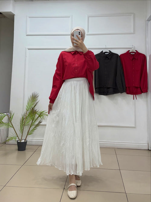 Doğal Keten Gömlek - Cadde Butik