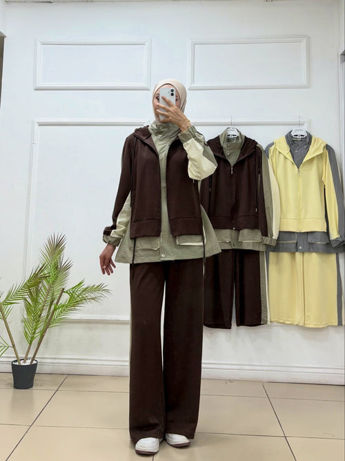 Fermuarlı 3 Renk Takım 💎 - Cadde Butik
