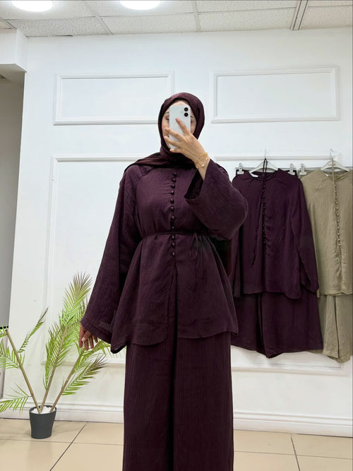 Çok Düğmeli Pantolon Takım - Cadde Butik