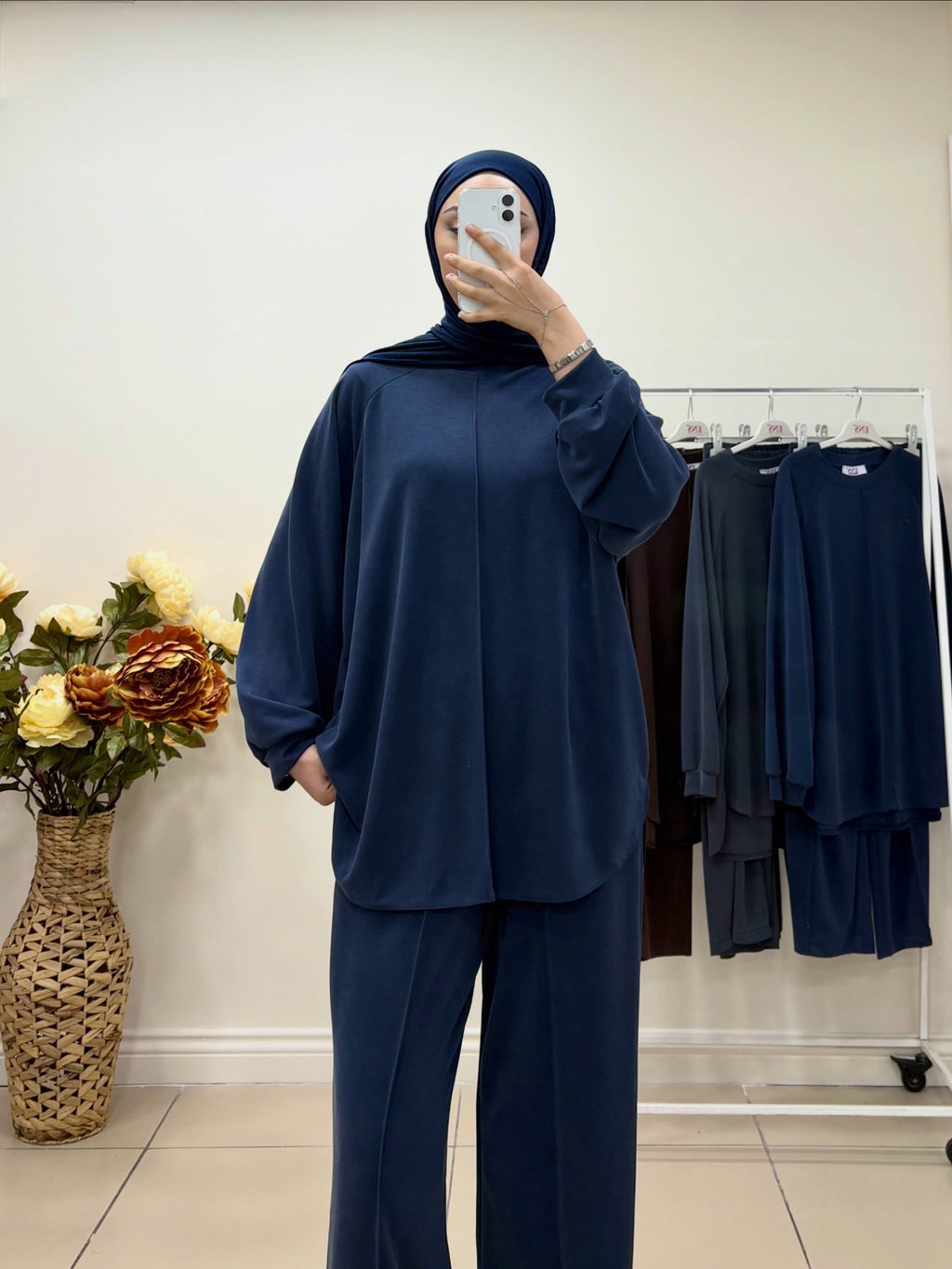Oyşo Kumaş Önü Tek Çizgi Detaylı Takım - Cadde Butik
