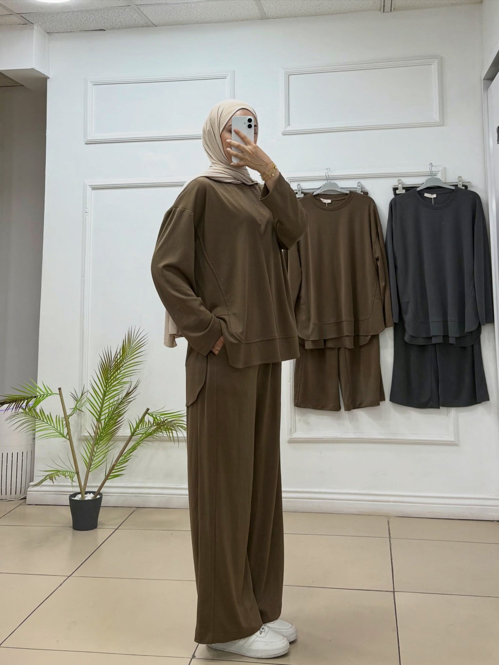Fırfır Detaylı Oyşo Kumaş Tunik - Cadde Butik