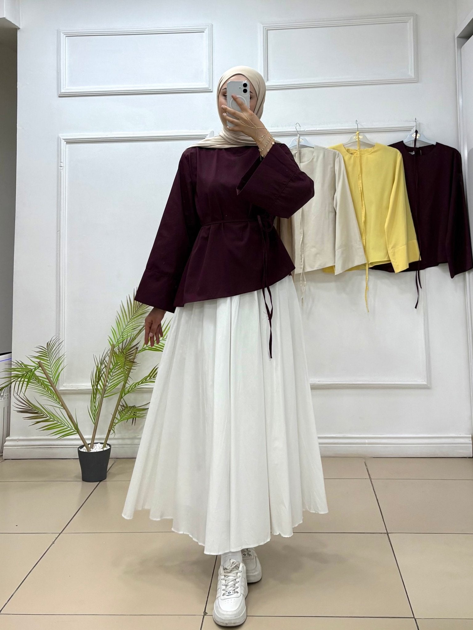 Etek Üstü Bluz 💥 - Cadde Butik