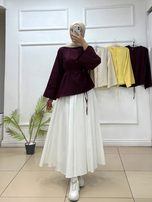 Etek Üstü Bluz 💥 - Cadde Butik