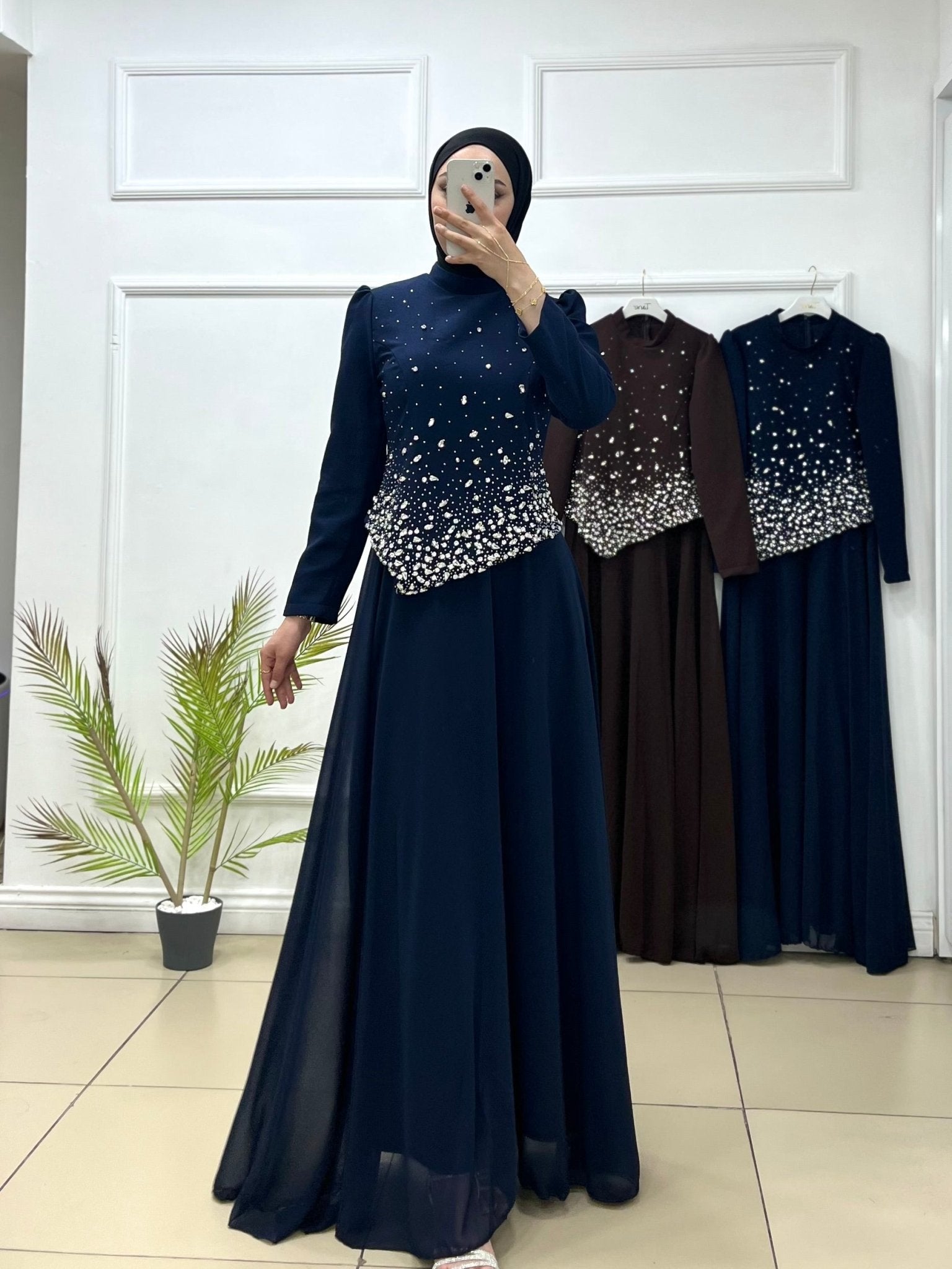 Taşlı Abiye 👗 - Cadde Butik